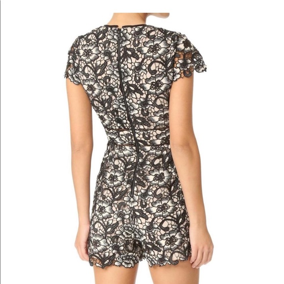 Alice and Olivia tinsley lace romper - Picture 3 of 3